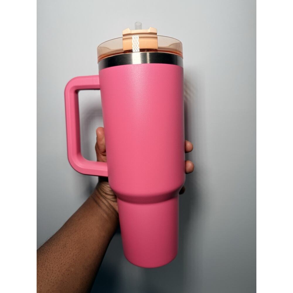 Stanley X Starbucks Philippines CARNATION PINK 40oz OG Quencher Tumbler NWT HTF - Picture 4 of 6